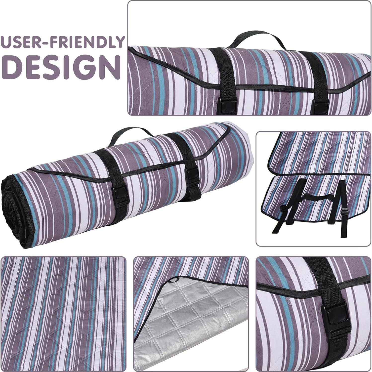 Manta de Picnic Grande ALLBFENG 203x203 cm Impermeable