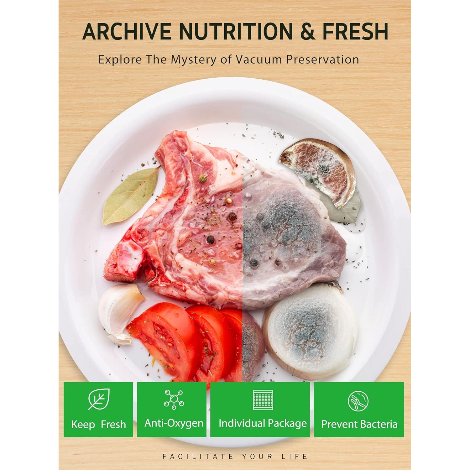 Bolsas de Sellado al Vacío Syntus 100 Cuartas 20x30 cm BPA Libre