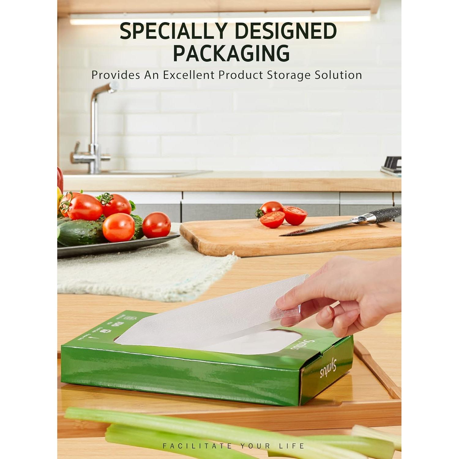 Bolsas de Sellado al Vacío Syntus 100 Cuartas 20x30 cm BPA Libre