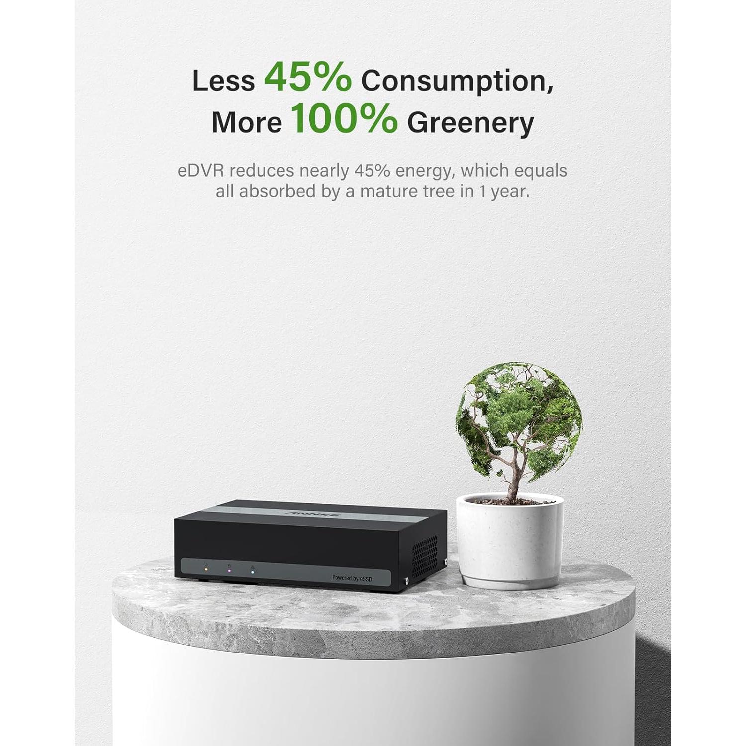 ANNKE DVR de Seguridad 8 Canales 3K Lite con 1TB H.265