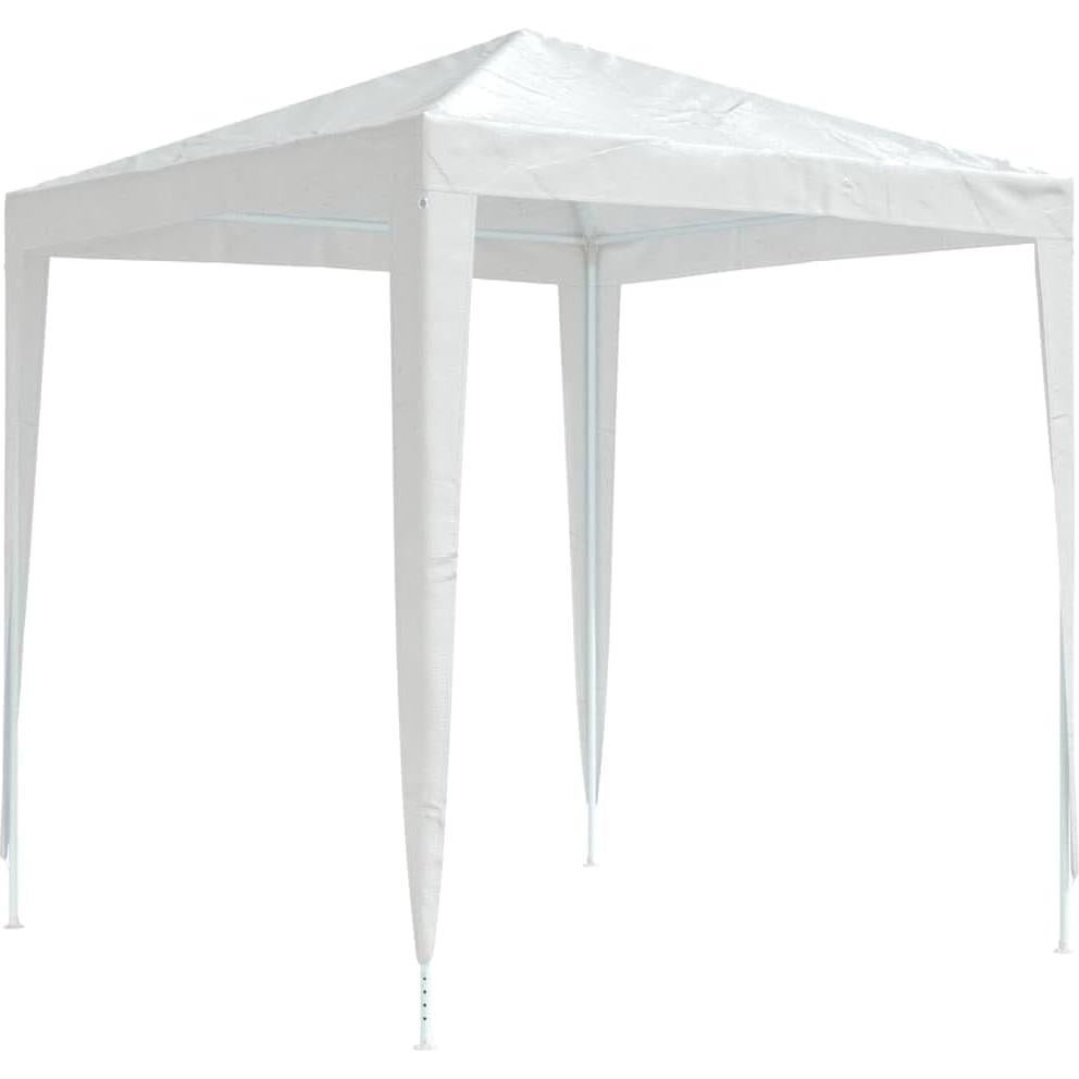 Party Tent Water-Resistant Canopy for Outdoor Events, Easy Assembly, White, 6.6' x 6.6' x 7.9'