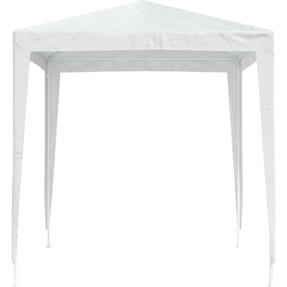 Party Tent Water-Resistant Canopy for Outdoor Events, Easy Assembly, White, 6.6' x 6.6' x 7.9'