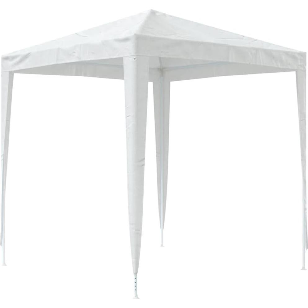 Party Tent Water-Resistant Canopy for Outdoor Events, Easy Assembly, White, 6.6' x 6.6' x 7.9'