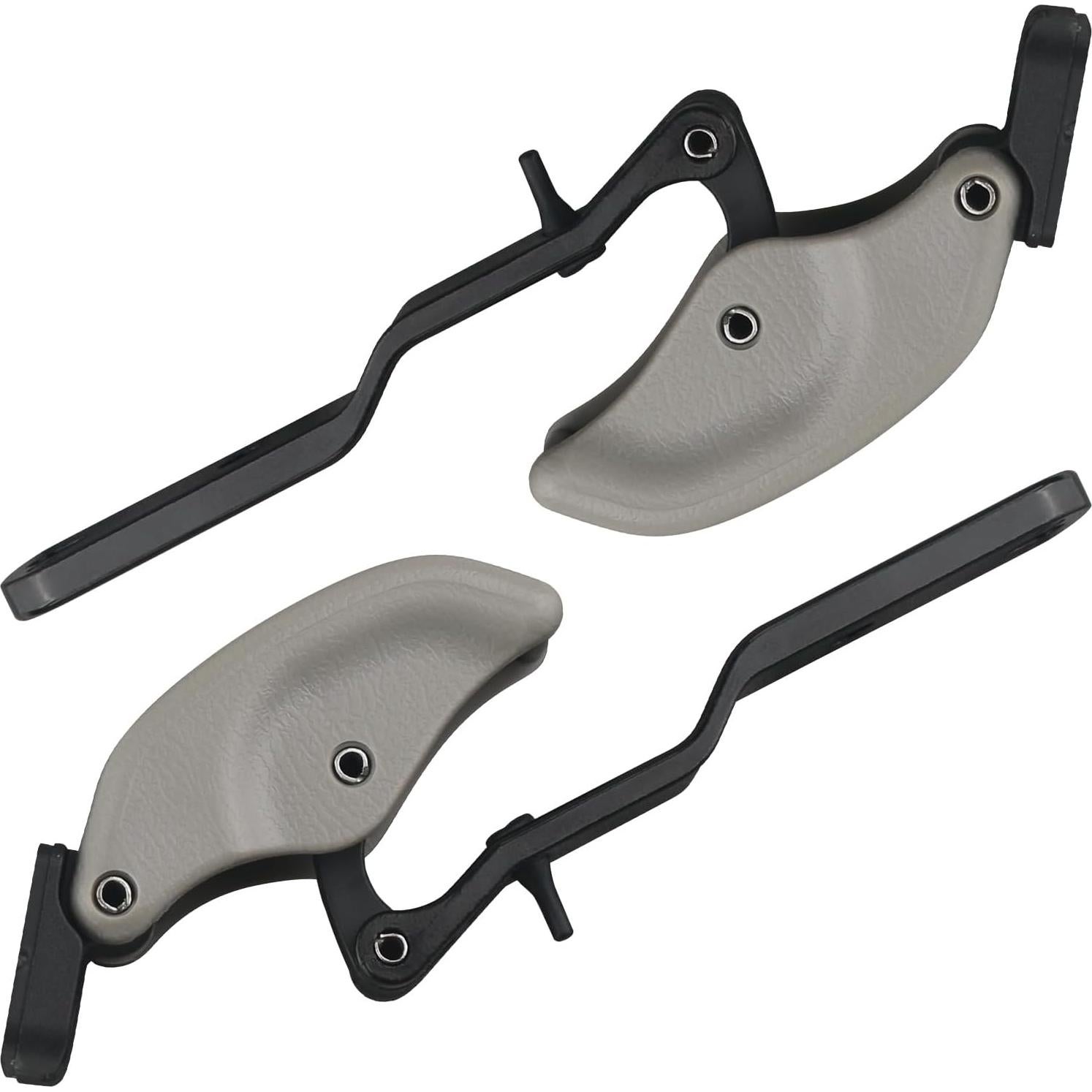 Ensamblaje Cerradura Ventana Cuartera Osompar 2pcs Gris