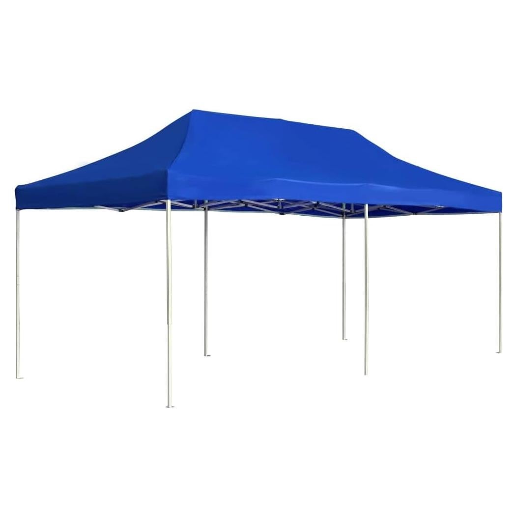 Portable and Durable Folding Party Tent for Outdoor Events, 100% Waterproof, Easy to Carry, Blue