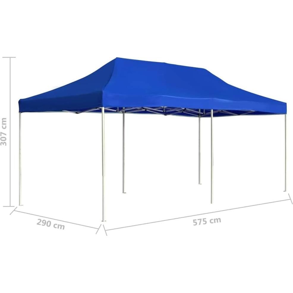 Portable and Durable Folding Party Tent for Outdoor Events, 100% Waterproof, Easy to Carry, Blue