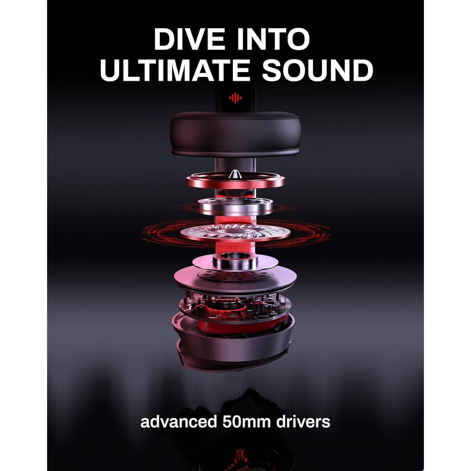 Auriculares Inalámbricos Acer K2 | 100H Batería | 50mm