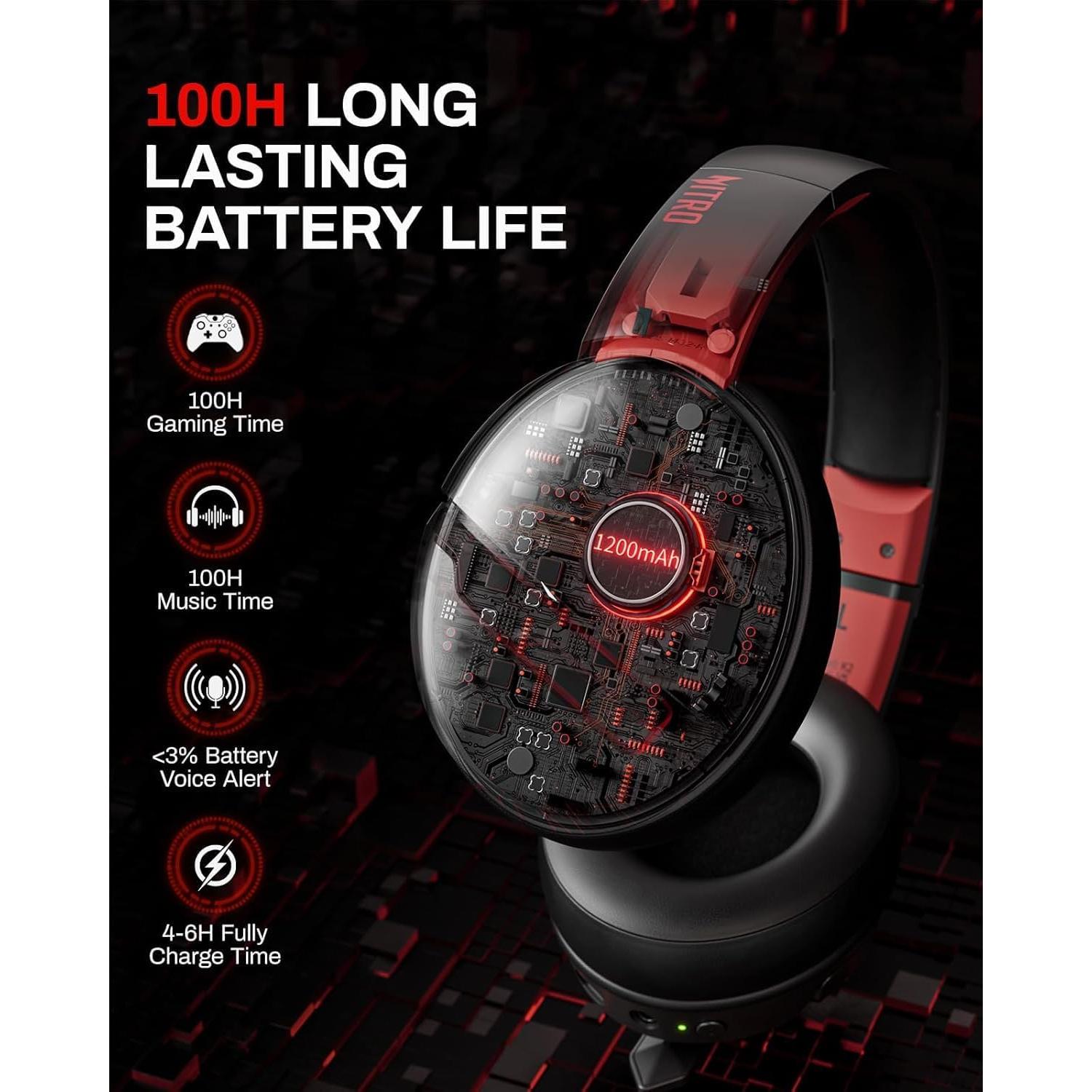 Auriculares Inalámbricos Acer K2 | 100H Batería | 50mm