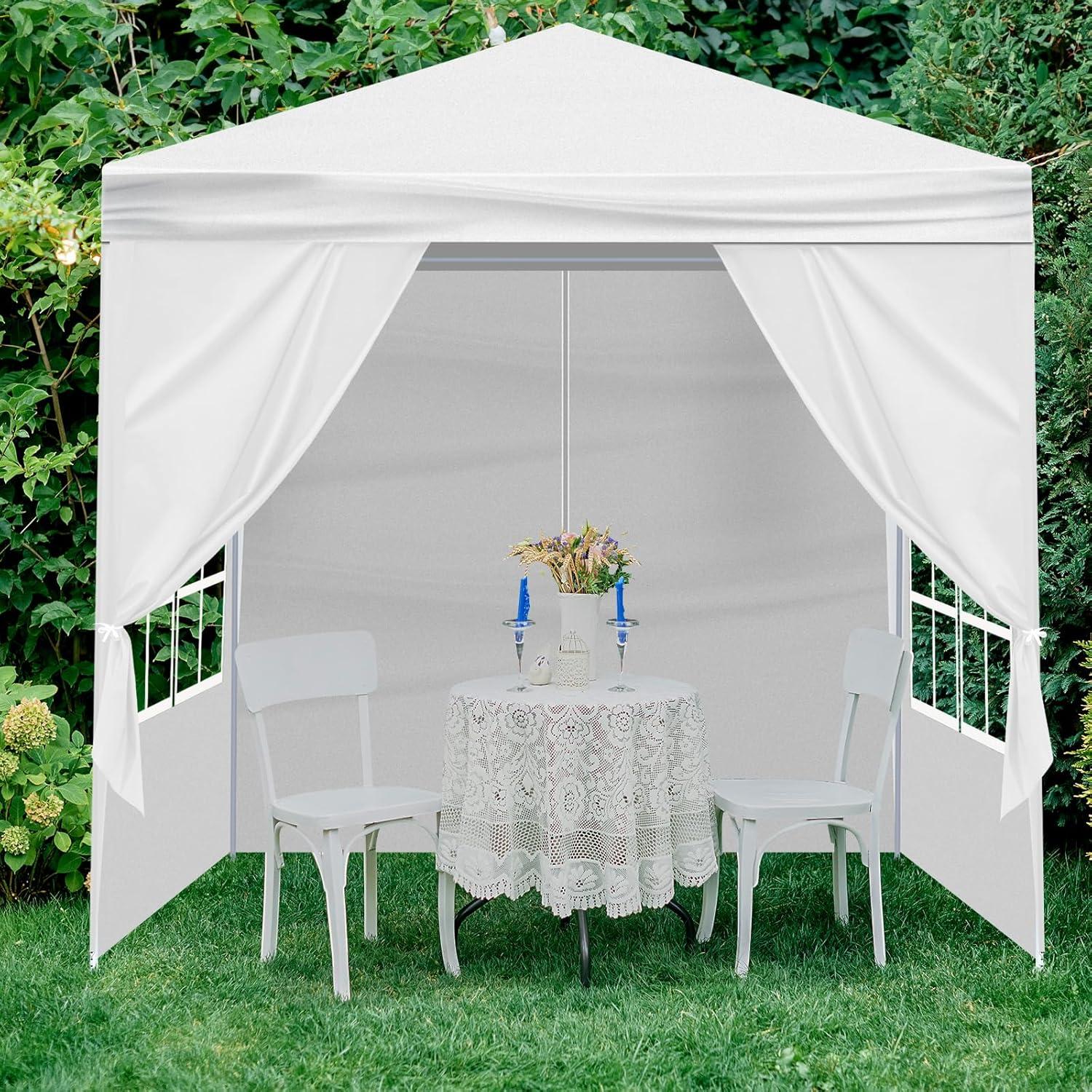 Carpa Plegable Volowoo 2x2m Impermeable con Paredes Laterales