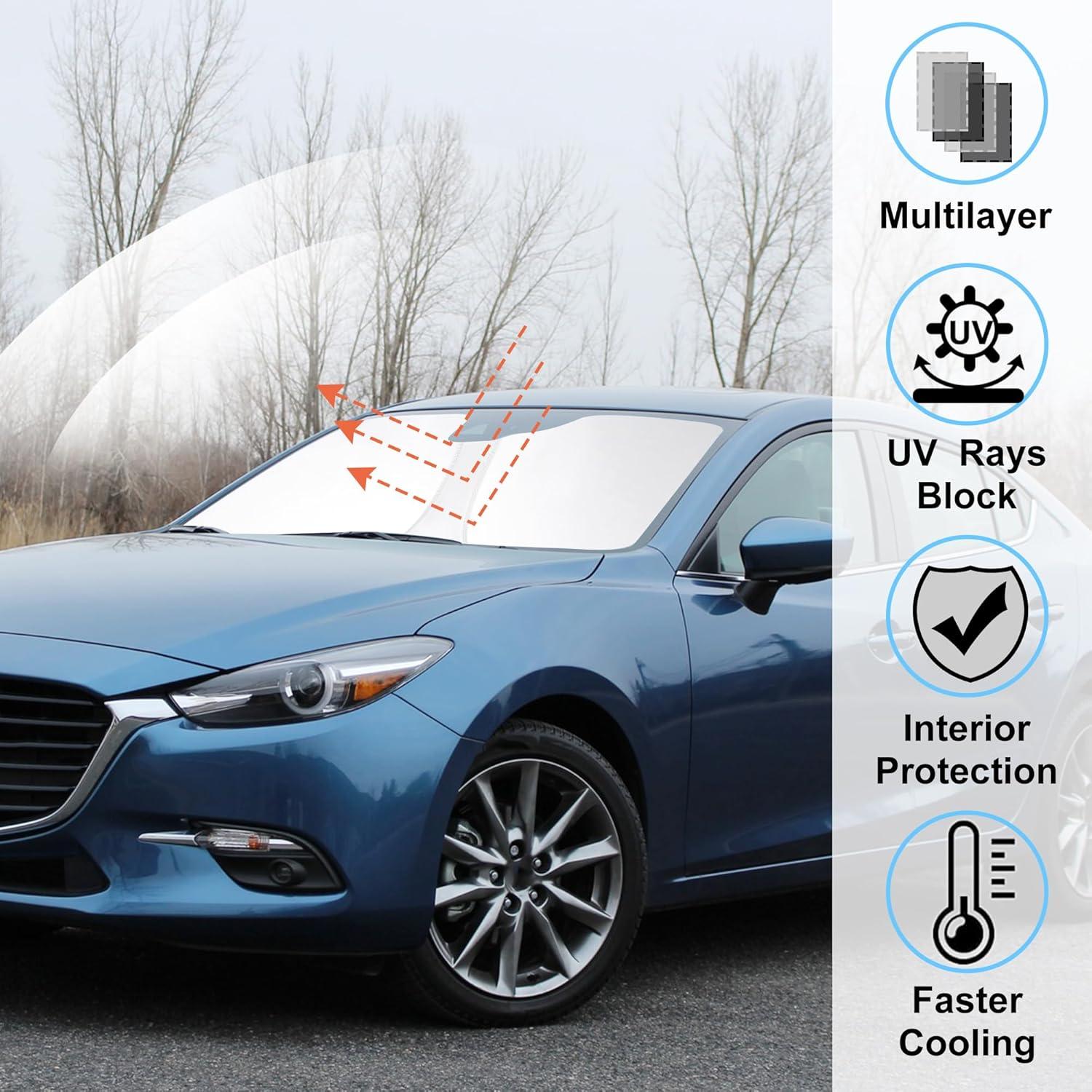 Protector Solar Parabrisas LHFLIVE Mazda 3 2014-2018