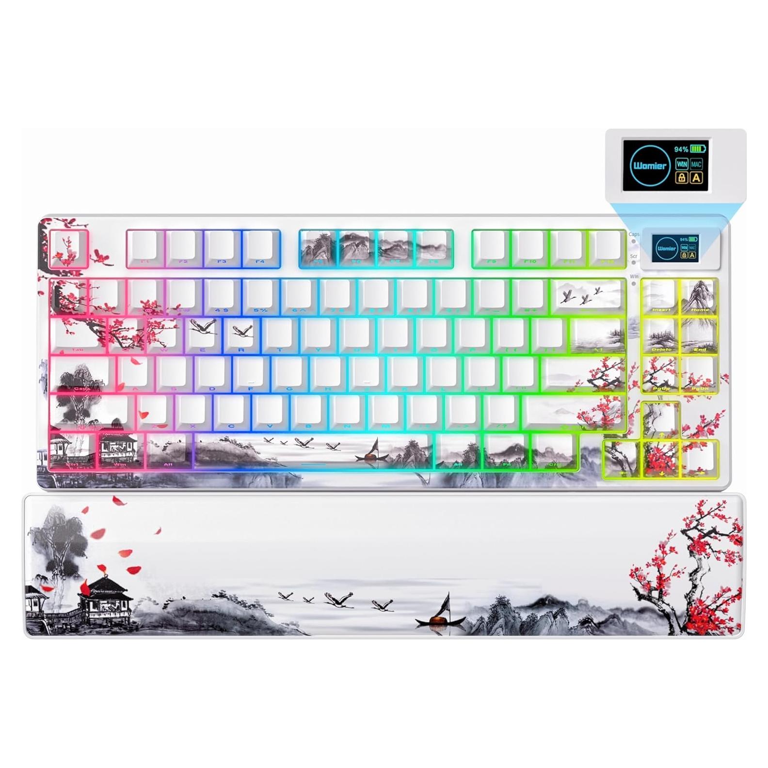 Teclado Mecánico Womier SK80 PRO RGB Inalámbrico 75%