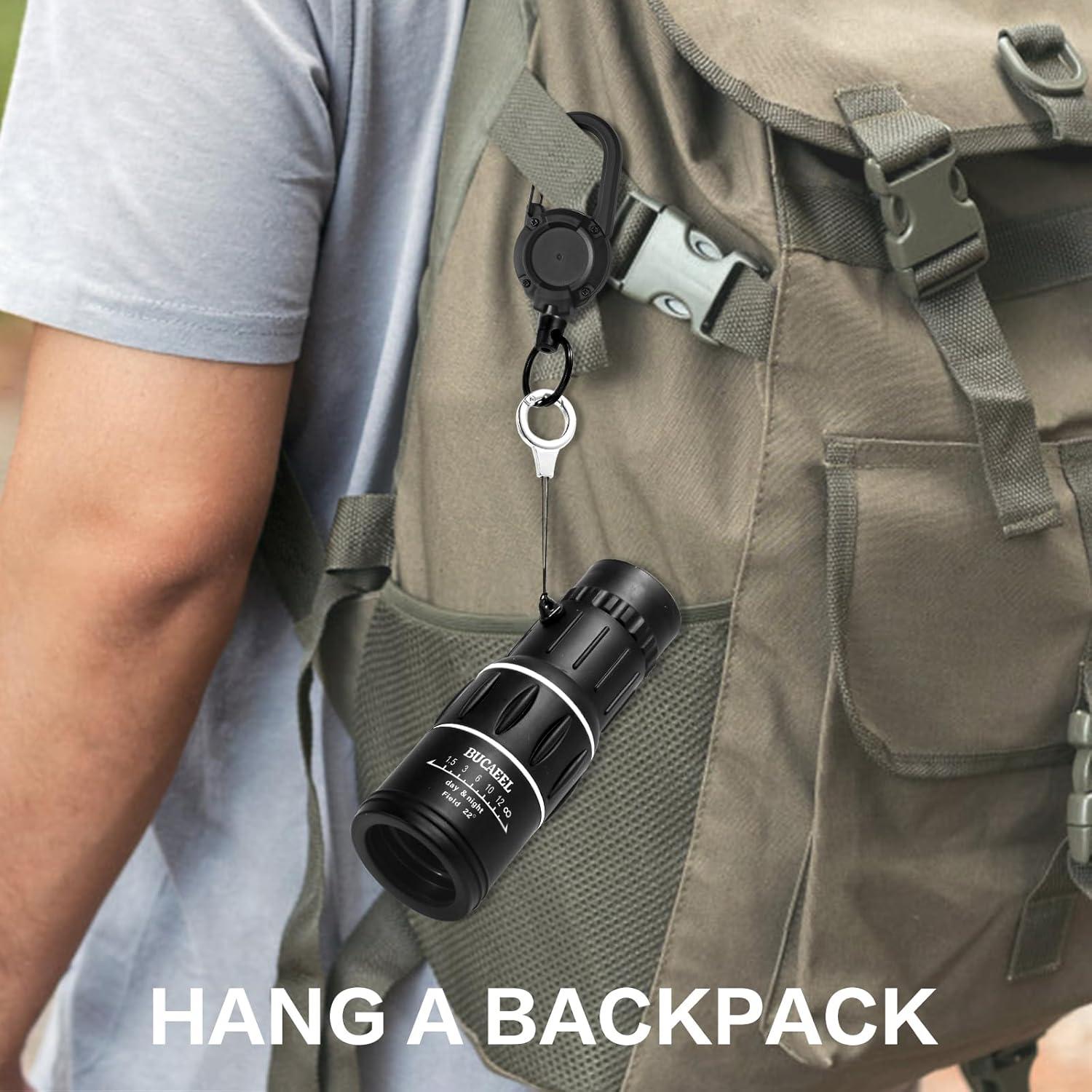 Monocular 12x50 HD BUCAEEL para observación de aves y senderismo