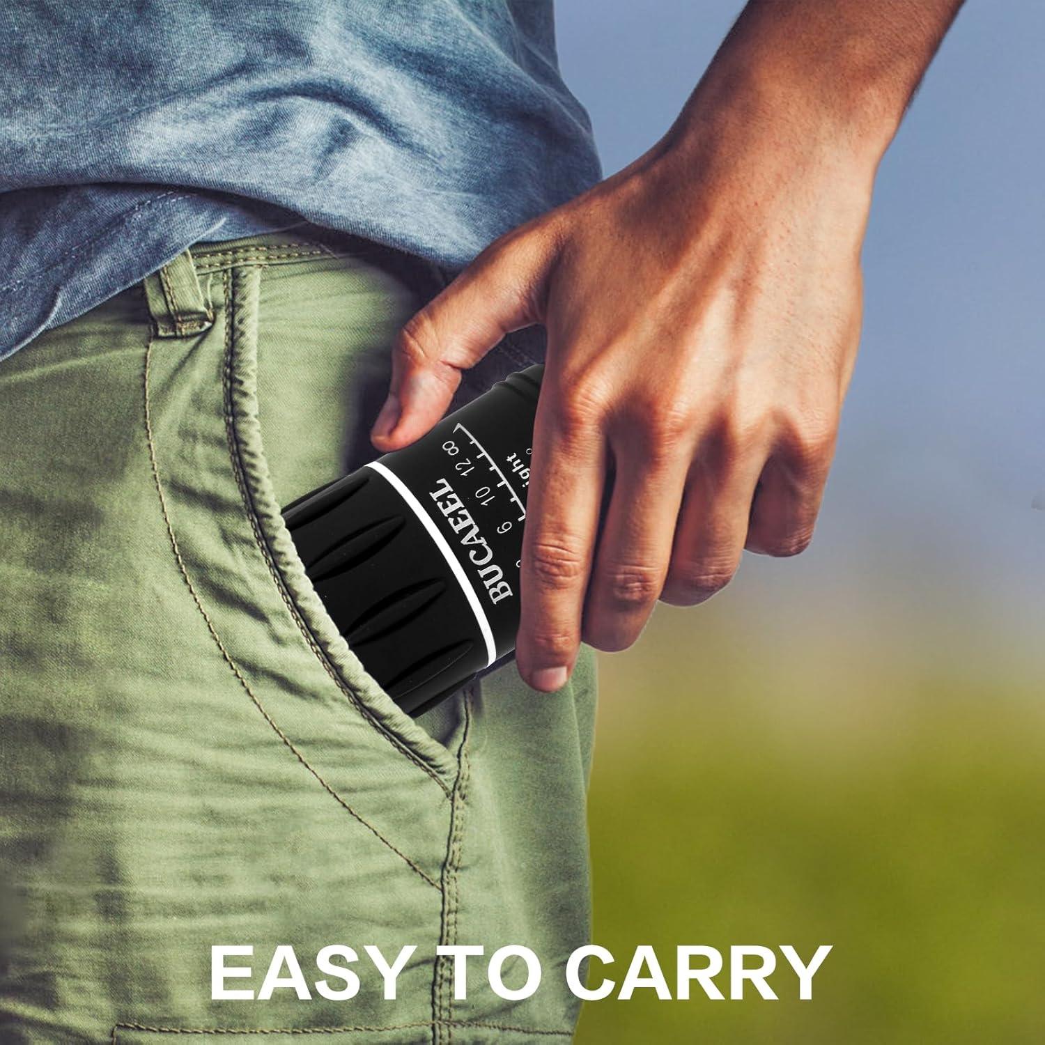 Monocular 12x50 HD BUCAEEL para observación de aves y senderismo