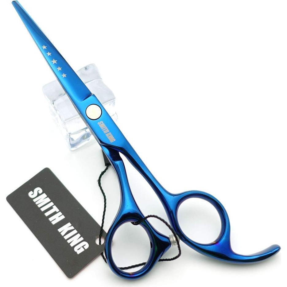 Tijeras de Corte de Cabello SmithKing 13.97 cm Azul con Estuche