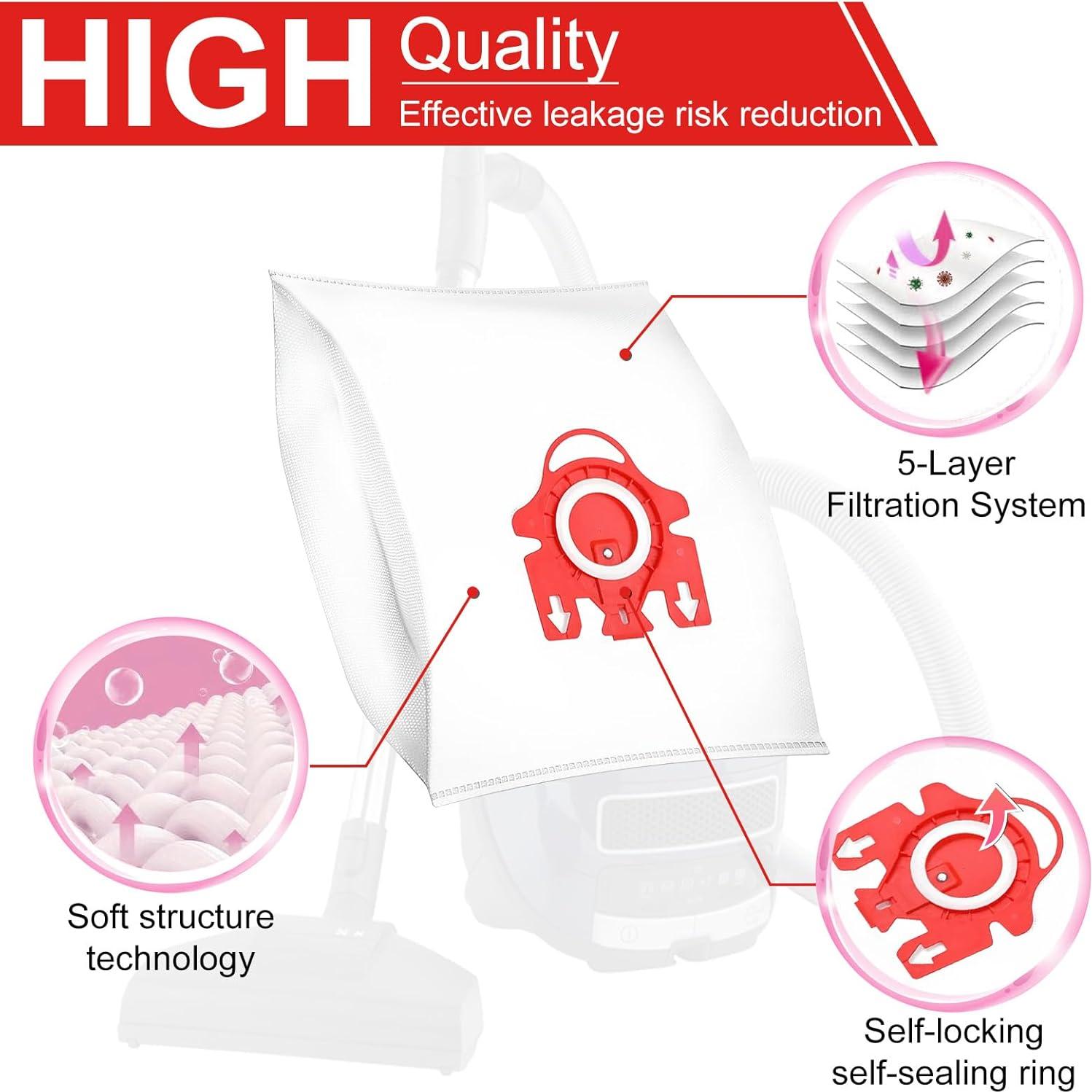 Bolsas de Aspiradora Miele FJM LemonQueen 16 Piezas