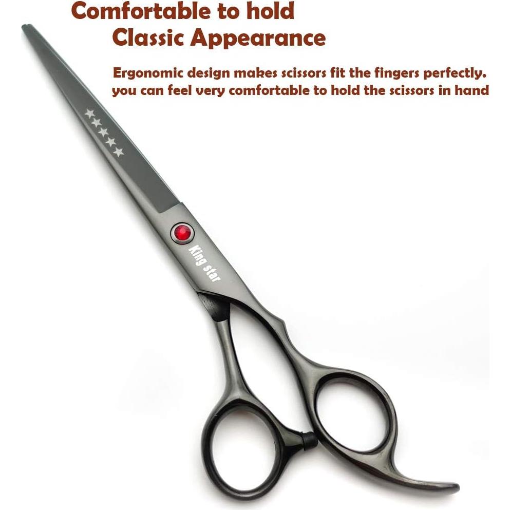 Juego de tijeras de peluquería KINGSTAR 4 piezas para mascotas