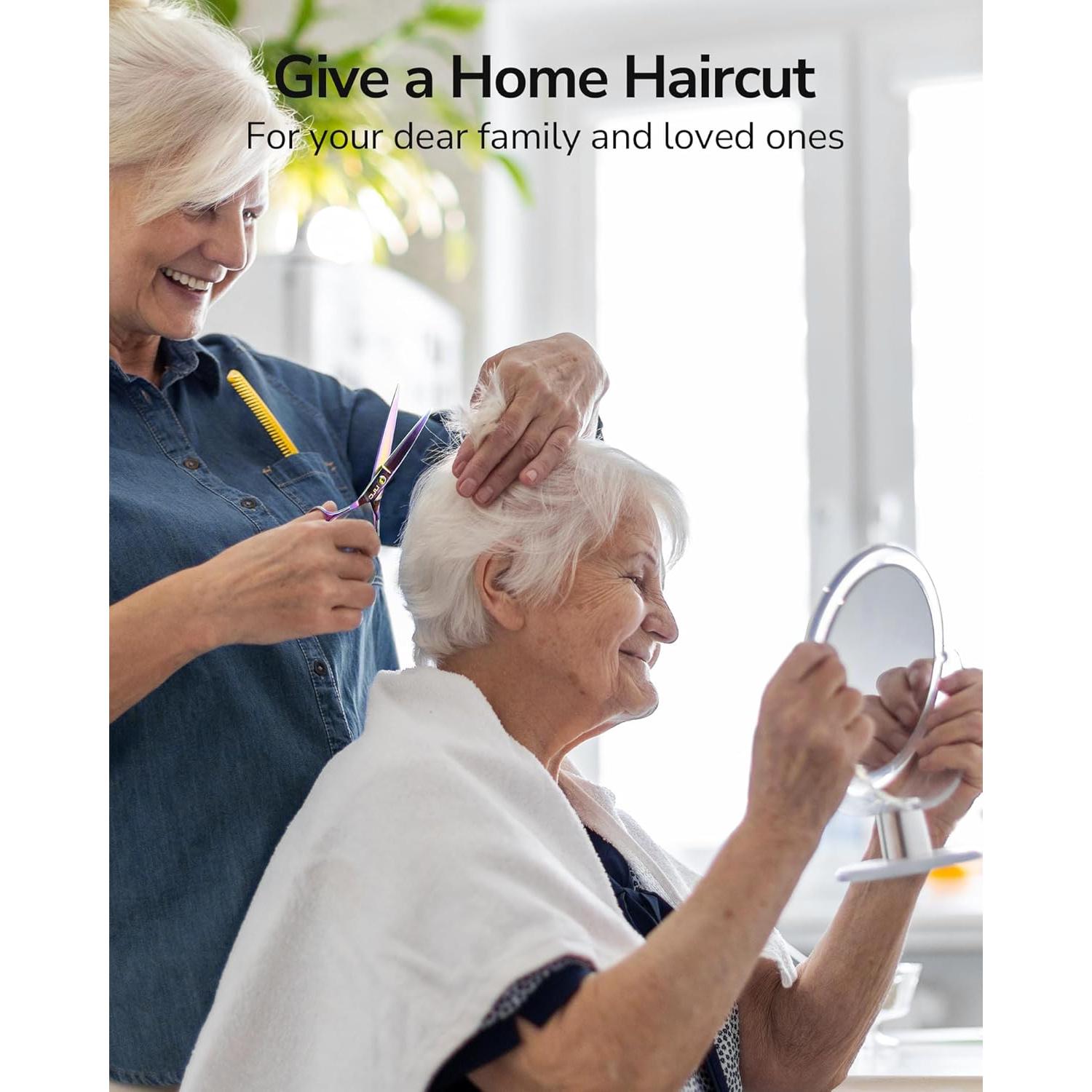 Tijeras de Corte de Cabello ULG 16.5 cm Profesionales Arcoíris