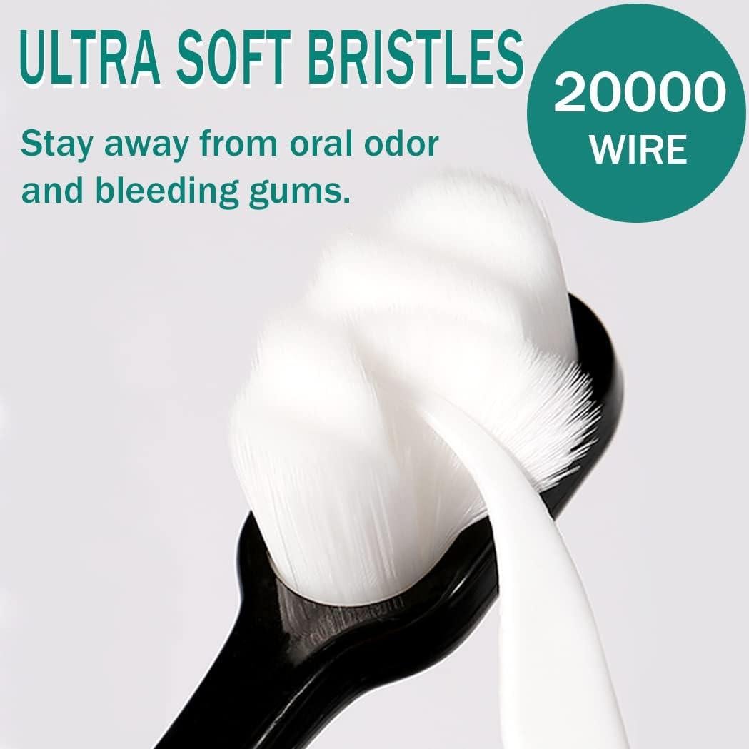 Cepillo de Dientes Extra Suave GoldDawn 6 Paquetes Cerdas Finas