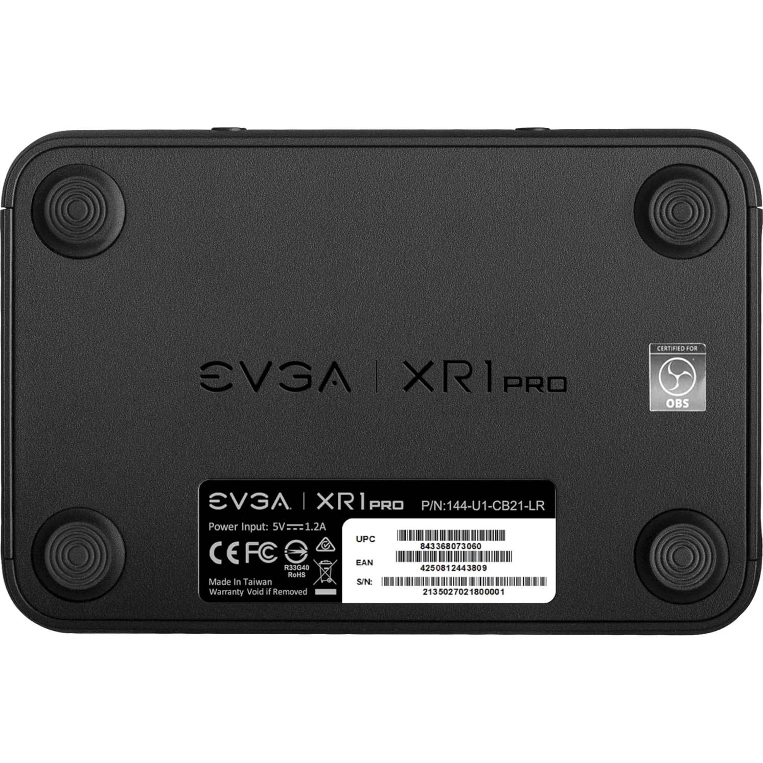 Tarjeta de Captura EVGA XR1 Pro 1440p/4K HDR USB 3.1
