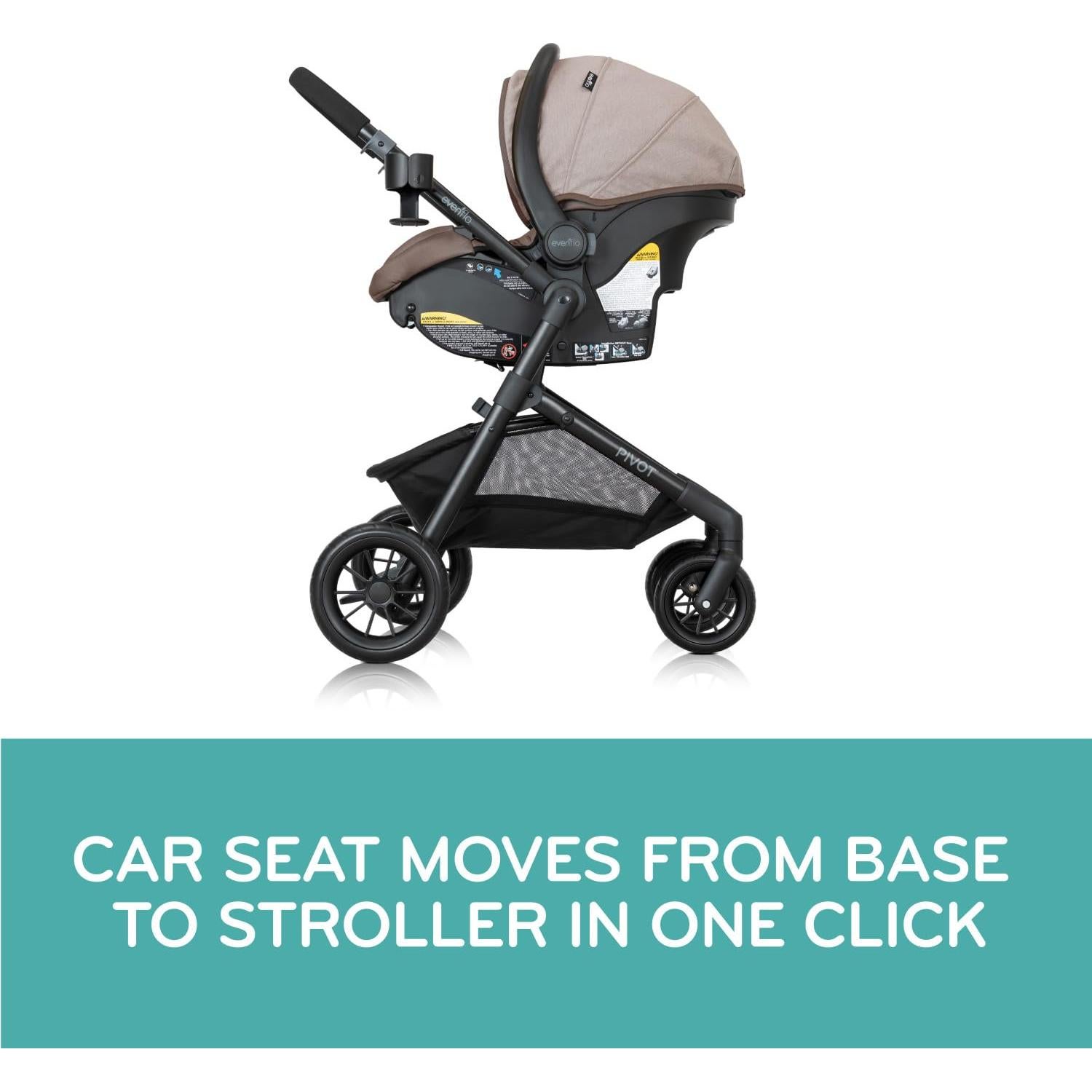 Sistema de Viaje Modular Evenflo Pivot con Asiento LiteMax