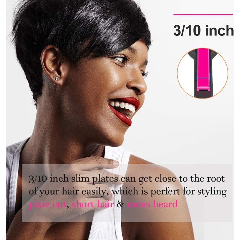 Plancha Mini Terviiix T-1088R Cerámica 0.76cm Temperatura Ajustable