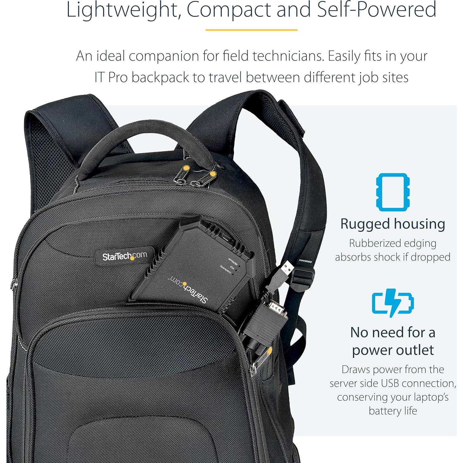 Adaptador KVM USB/VGA StarTech NOTECONS02X Rugoso