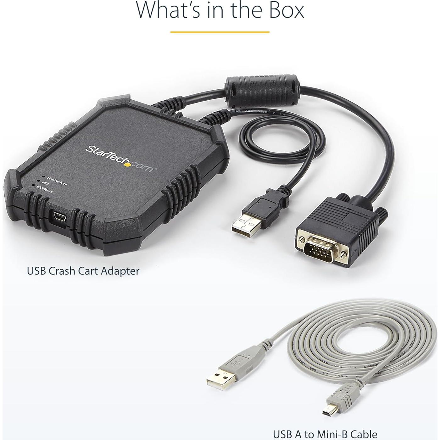 Adaptador KVM USB/VGA StarTech NOTECONS02X Rugoso