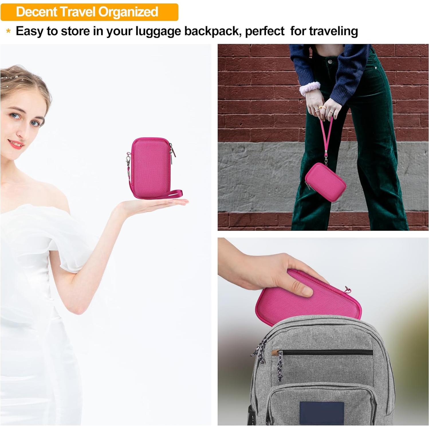 Funda de transporte Elonbo para cámara Sony ZV-1F - Frambuesa