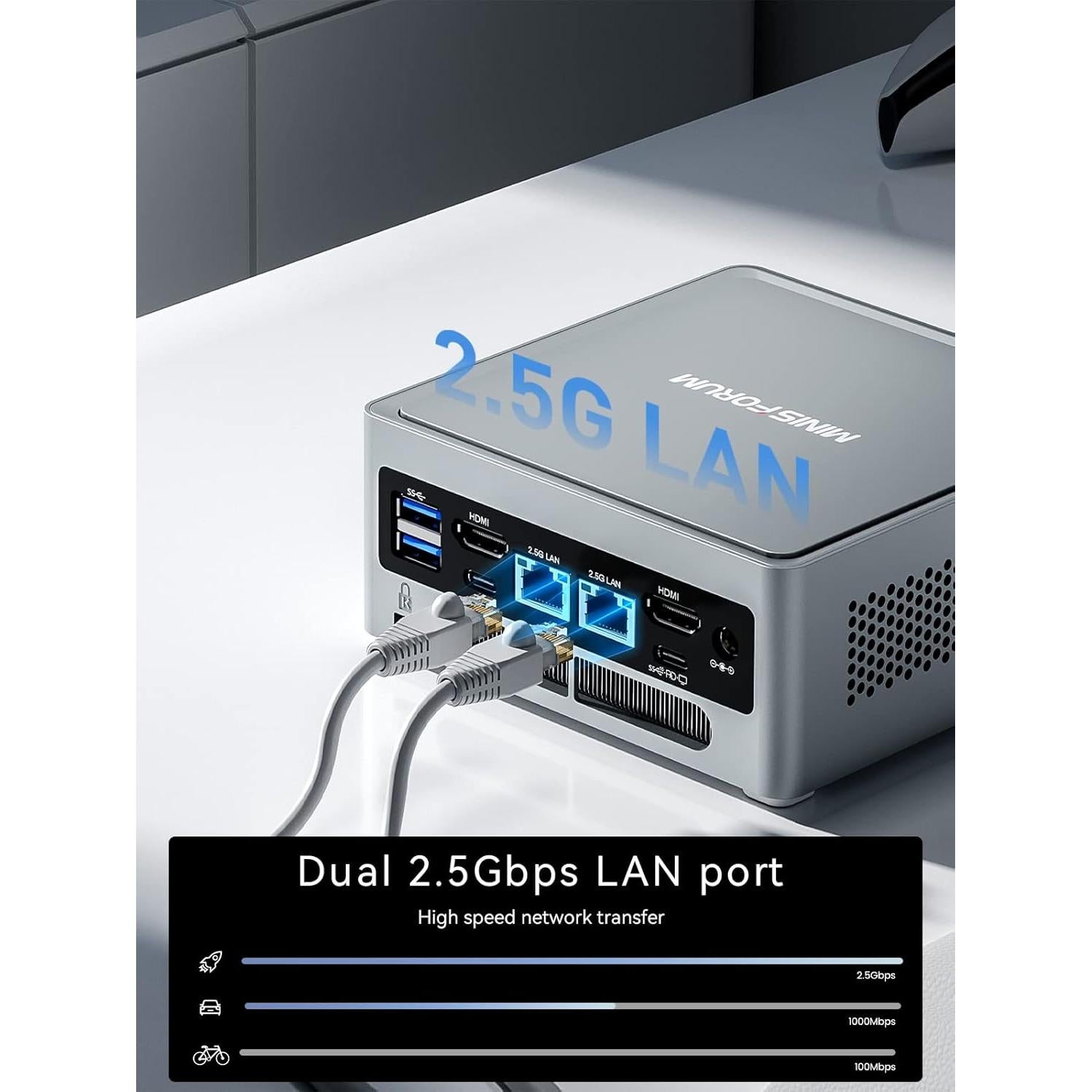 MINISFORUM NAB9 Mini PC i9-12900HK 32GB RAM 1TB SSD