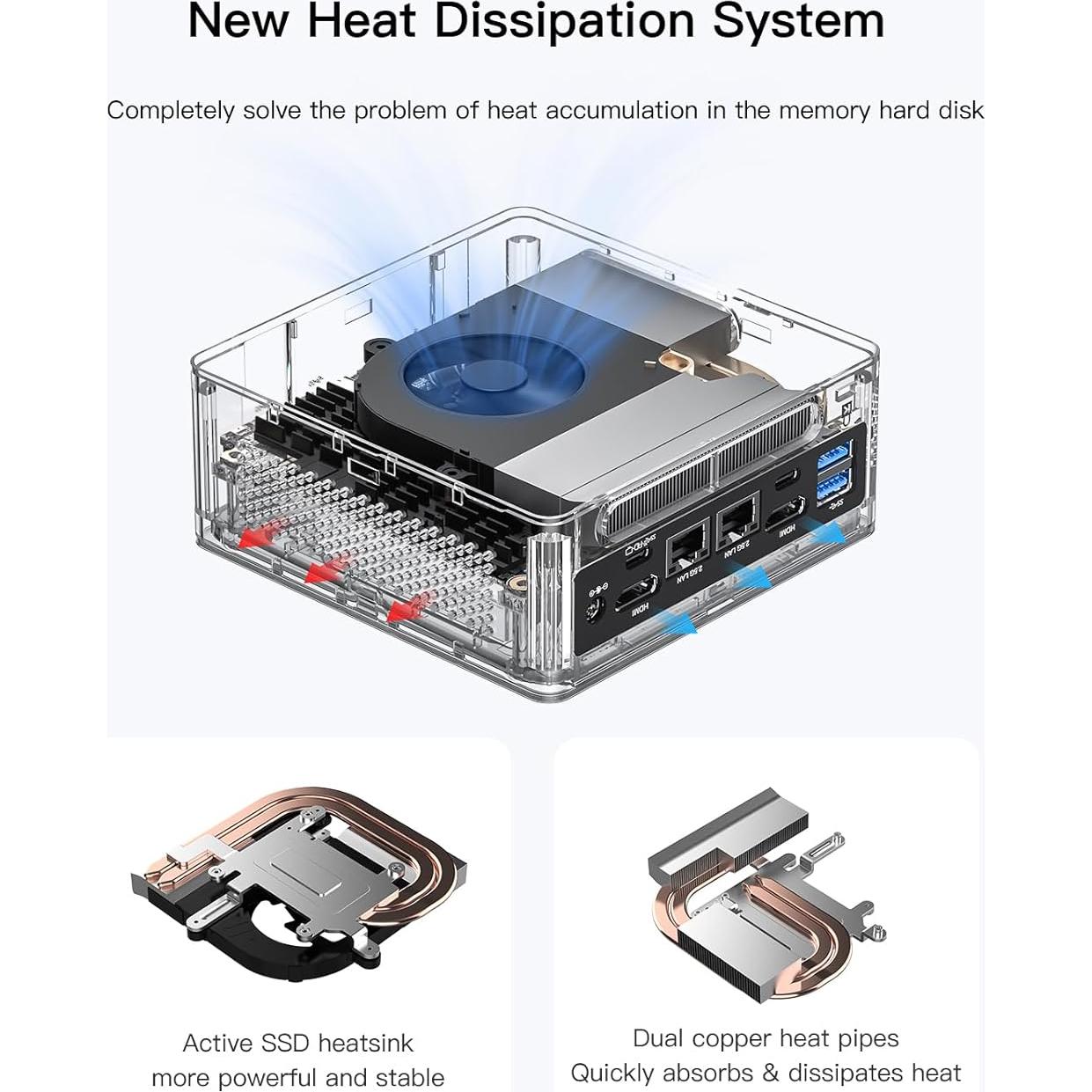 MINISFORUM NAB9 Mini PC i9-12900HK 32GB RAM 1TB SSD