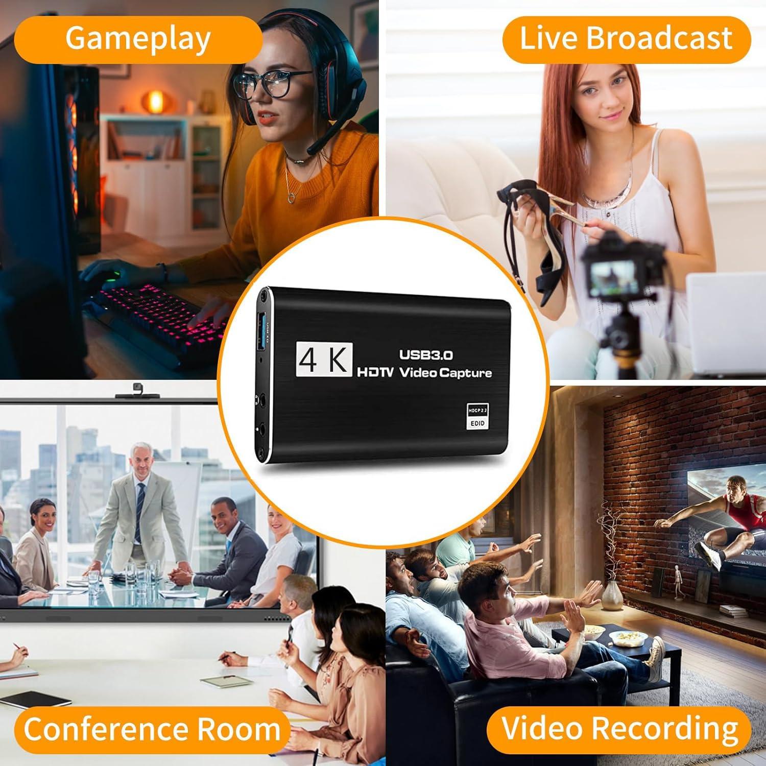 Tarjeta de Captura de Video 4K HDMI HeavenBird 1080P 60FPS