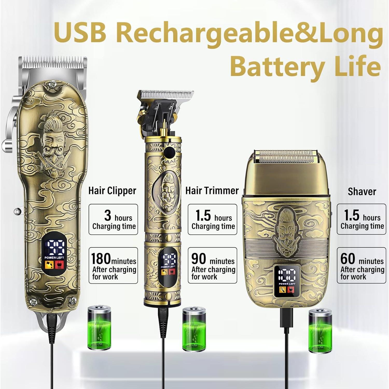 Cortadora de Cabello Soonsell JM-2022D Inalámbrica Profesional