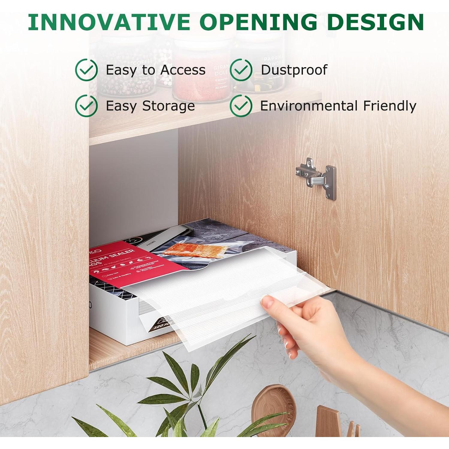 Bolsas de Sellado al Vacío FRESKO 20x30cm 120 Piezas BPA Free