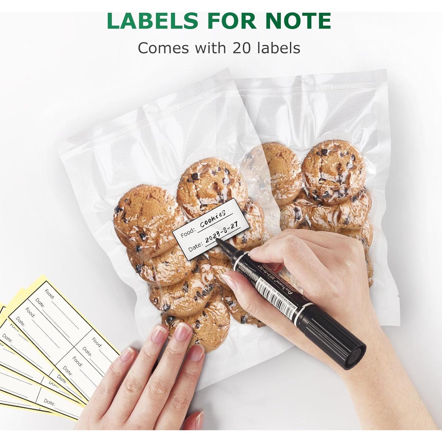 Bolsas de Sellado al Vacío FRESKO 20x30cm 120 Piezas BPA Free