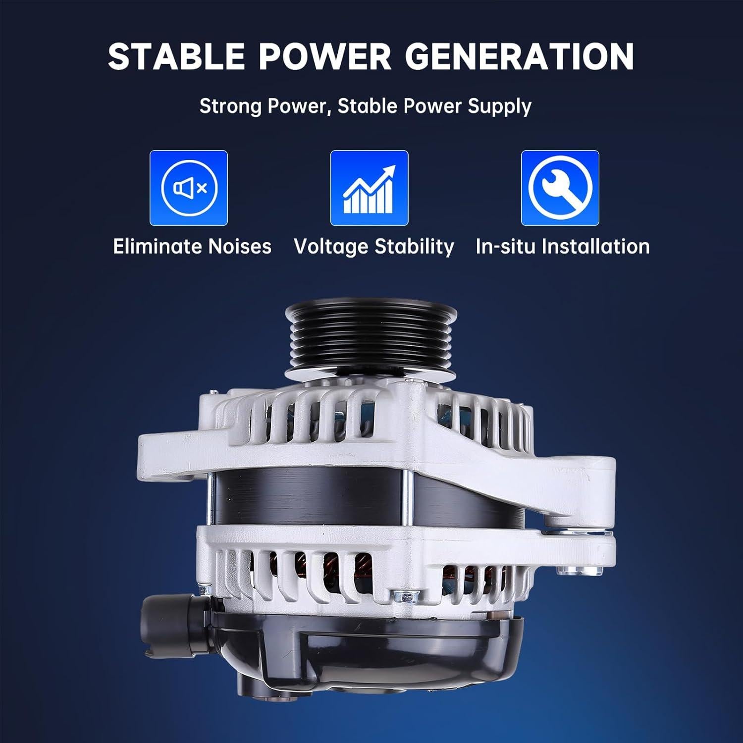 Alternador Alikali para Toyota Camry 2010-2011 2.5L 5.84kg