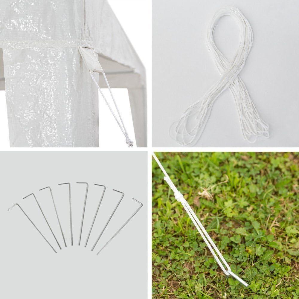 Carpa de Canopy Tangkula 3.05x3.05m Blanca Impermeable