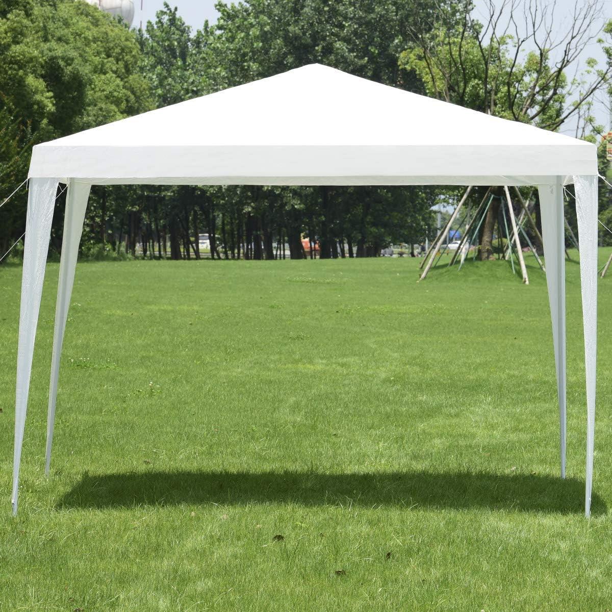 Carpa de Canopy Tangkula 3.05x3.05m Blanca Impermeable
