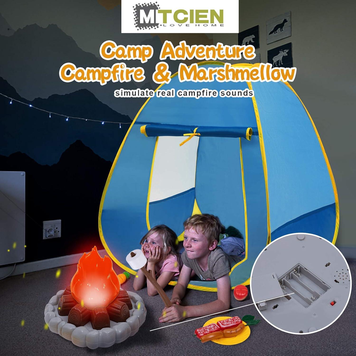 Tienda de Camping para Niños MITCIEN con Juguetes de Fogata