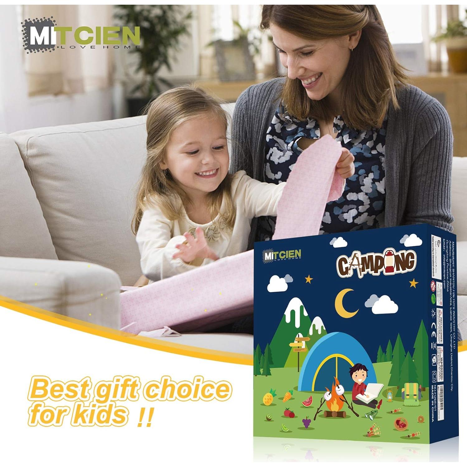 Tienda de Camping para Niños MITCIEN con Juguetes de Fogata