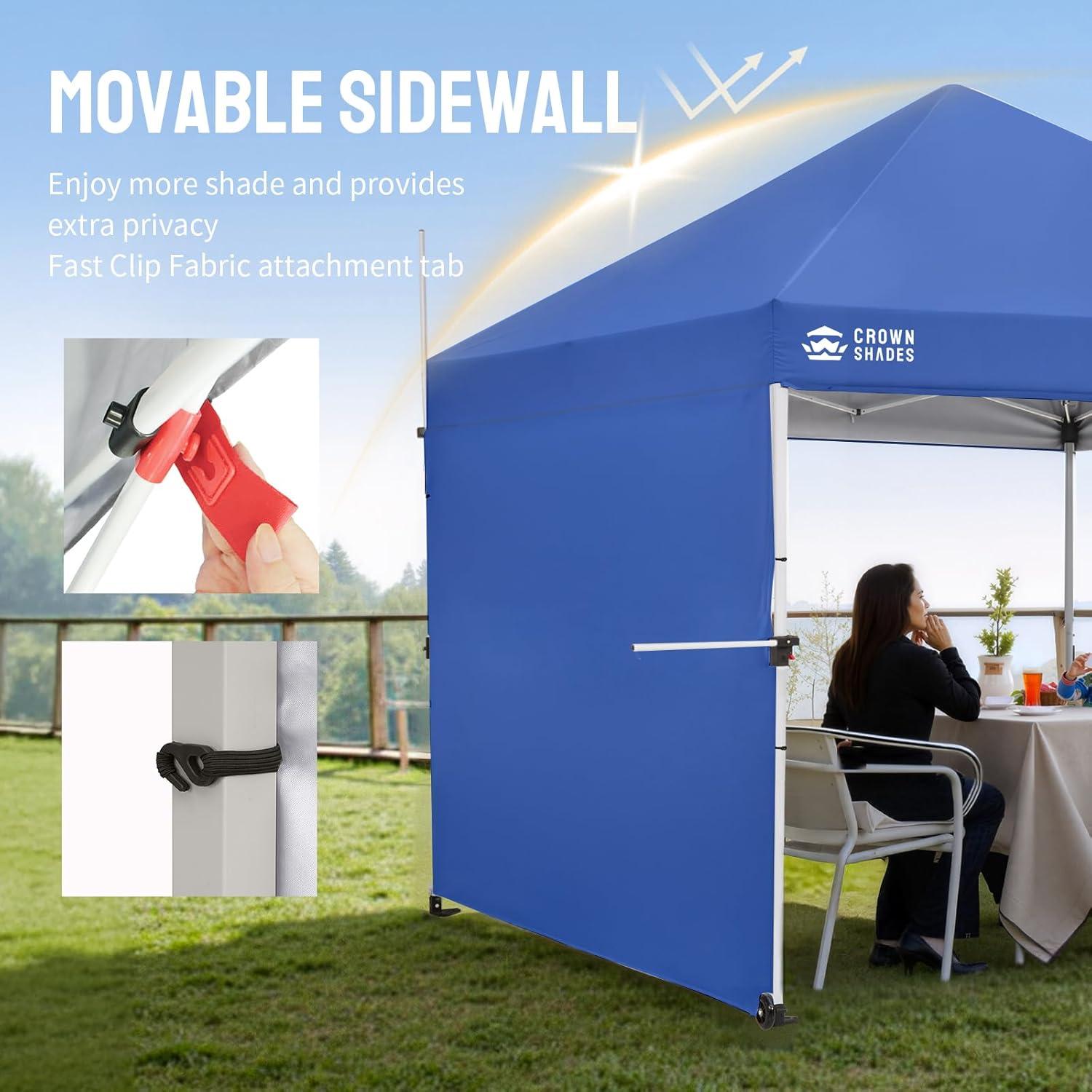 Carpa Plegable CROWN SHADES 3x3m Azul con Kit Comercial