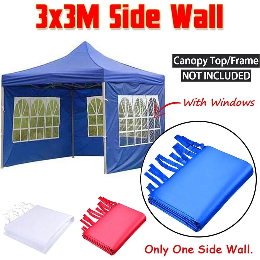 Cubierta Lateral de Carpa Juesi 2x3m Impermeable Roja