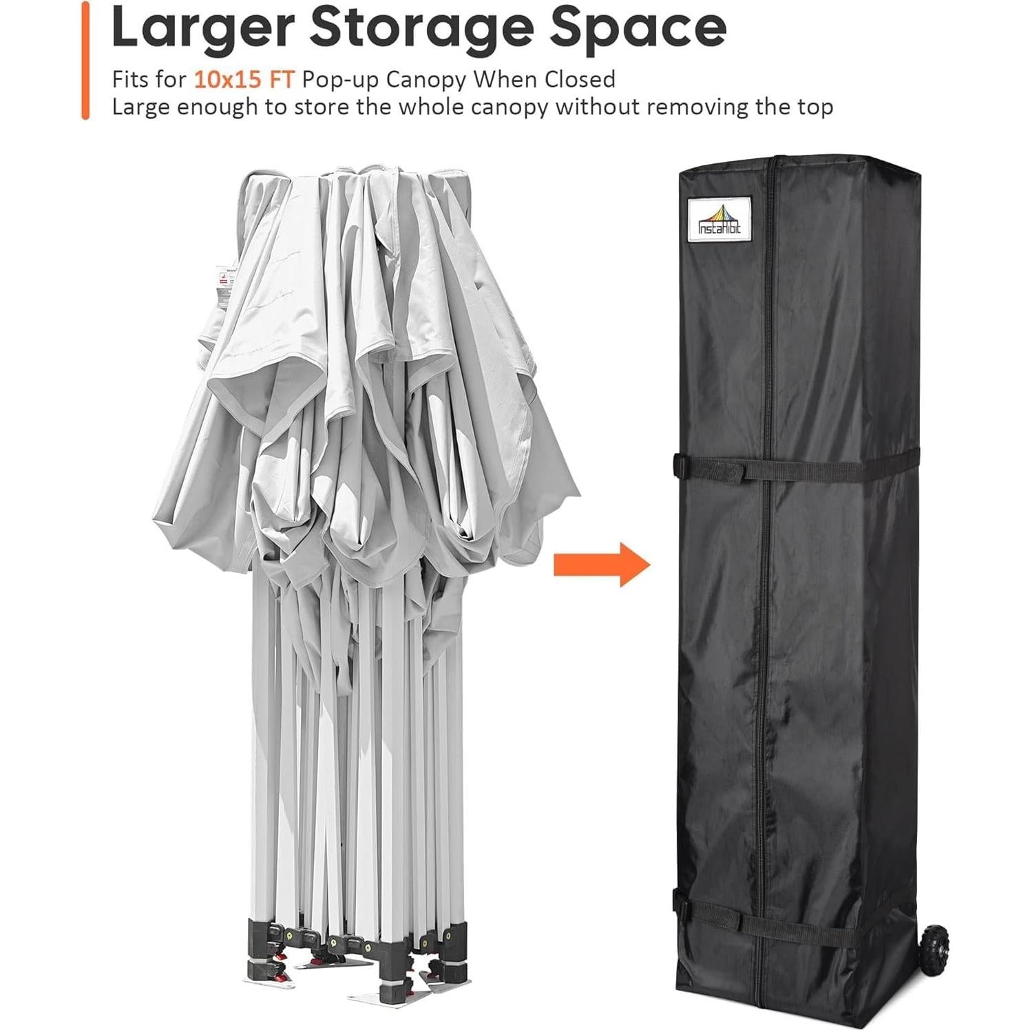 Bolsa Rodante HeyJiaYu para Dosel Desplegable 10x15 pies