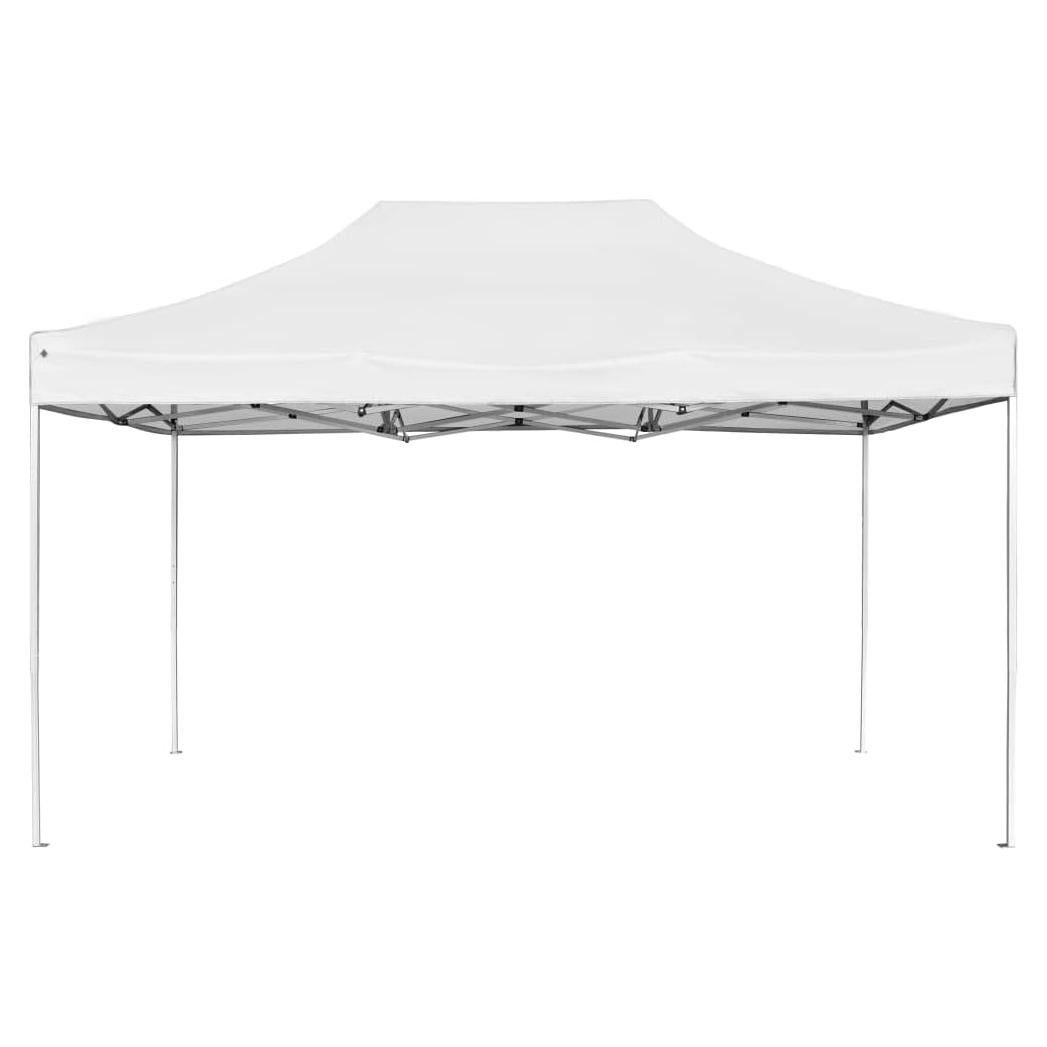 Sturdy and Portable Folding Party Tent for Outdoor Events, Waterproof Aluminum Frame, 14.8' x 9.8', White