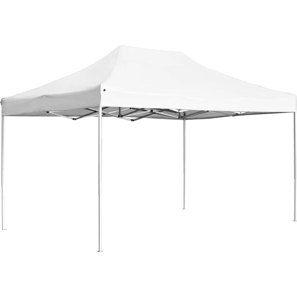 Sturdy and Portable Folding Party Tent for Outdoor Events, Waterproof Aluminum Frame, 14.8' x 9.8', White