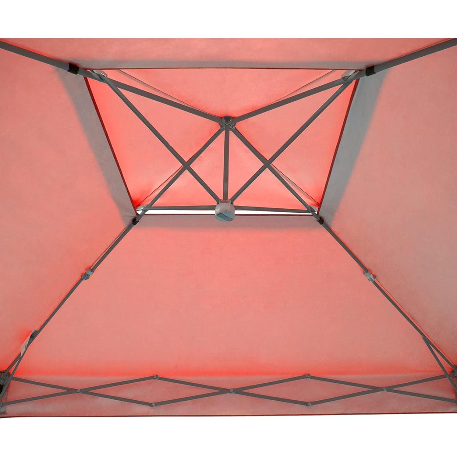 Toldo Plegable E-Z UP Patriot 3.05m x 3.05m Techo Rojo