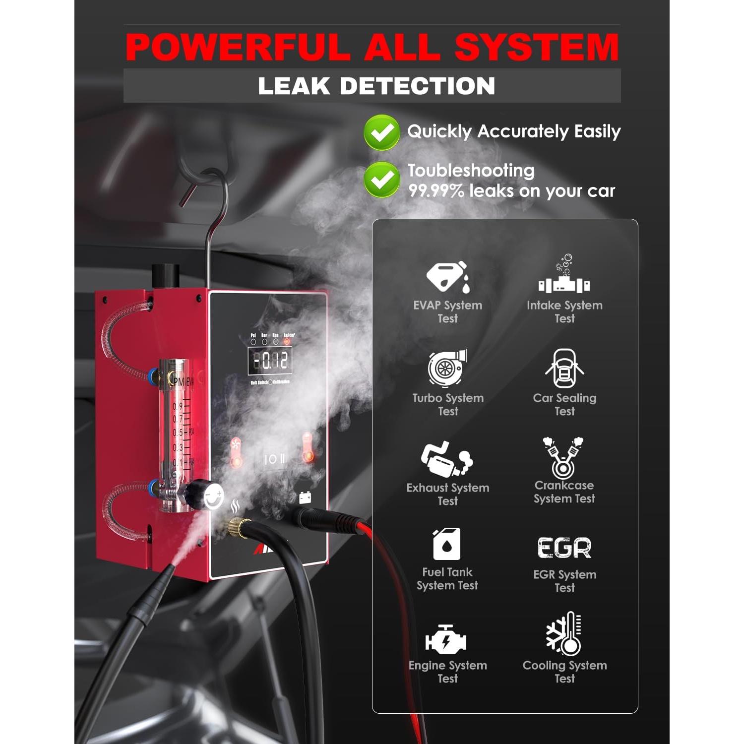 Máquina de Humo ANCEL L300 con Manómetro Digital 2.24kg