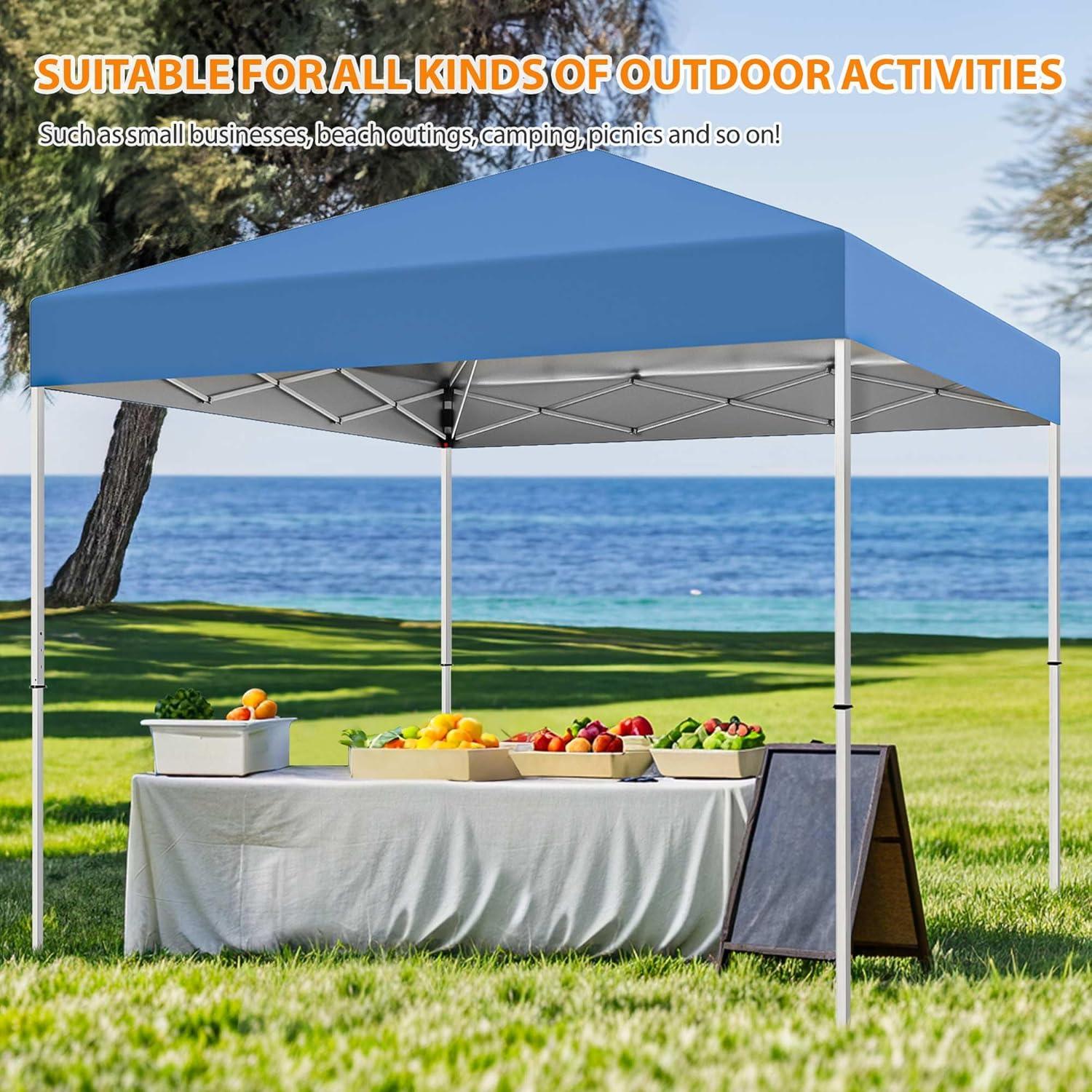 Carpa de Dosel Pop-Up Nova Microdermabrasion 3.05x3.05m Azul