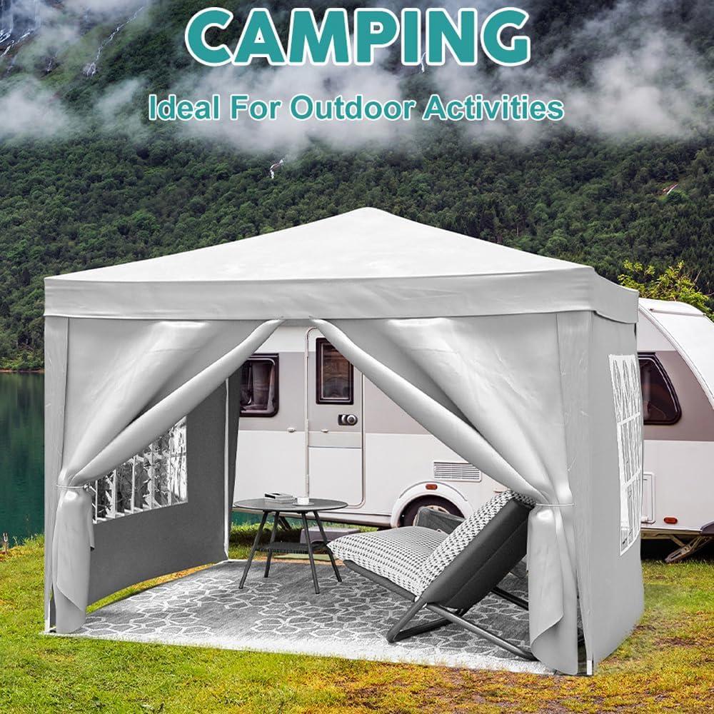 Carpa Plegable 3x3m SeeTruth con 4 Paredes Removibles UPF 50+