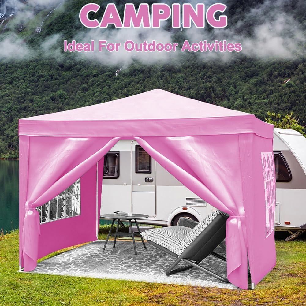 Carpa Plegable 3x3m QiMaieeUSA con 4 Paredes Removibles