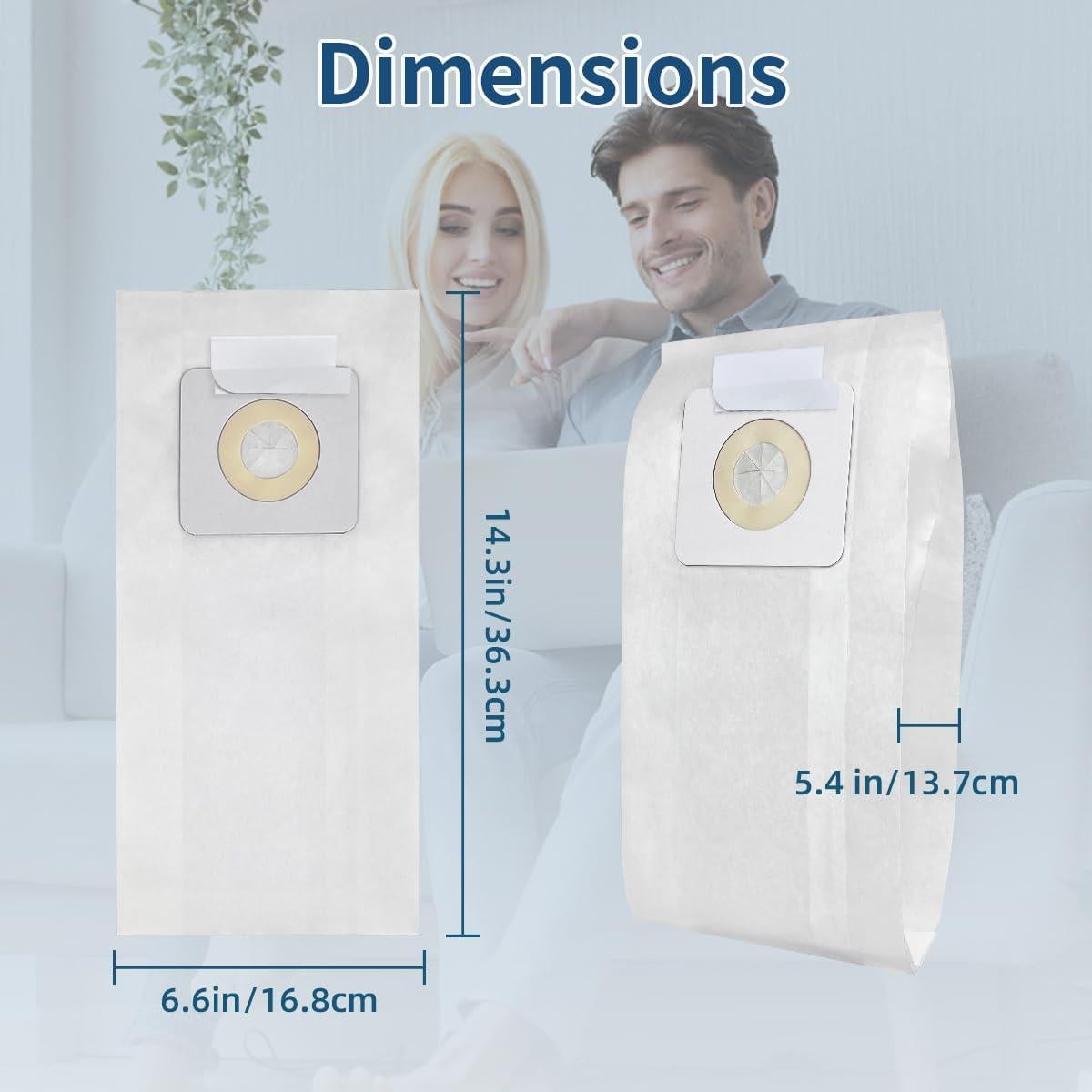 Paquete de 10 bolsas de aspiradora Leacheery Estilo 7